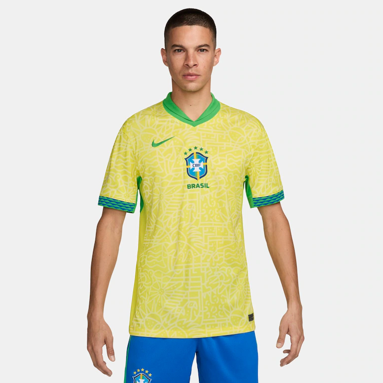 Camisa Nike Brasil I 2024/25 Torcedor Pro Masculina